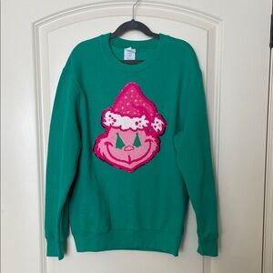 YOUTH Green Grinch Sweater